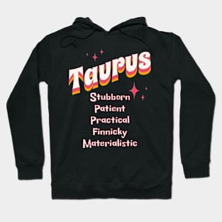 Taurus Zodiac Snarky Sarcastic Traits Birthday Hoodie